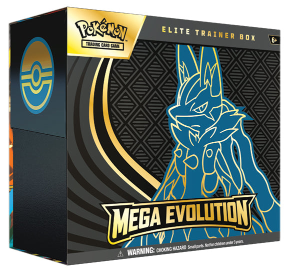 Pokemon TCG: Mega Evolution Base - Elite Trainer Box [Mega Lucario]